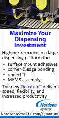Quantum Series In-Line, Large-Format Fluid Dispensing for SMT, PCB, and MEMS - Nordson Asymtek