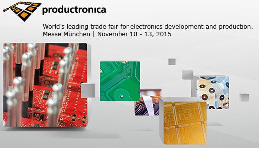 Productronica 2015 - World's leading trade fair for electronics development and production.