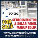 Late Model Semiconductor and Solar Panel Manufacturing Equipment Sale
