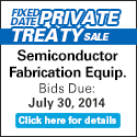 Semiconductor Fabrication Equipment Auction