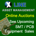 Surplus late model SMT equipment online auctions - X-Line Assets Management