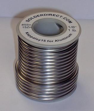 KappAloy15 - Tin Zinc Solder for Aluminum to Aluminum and Aluminum to Copper