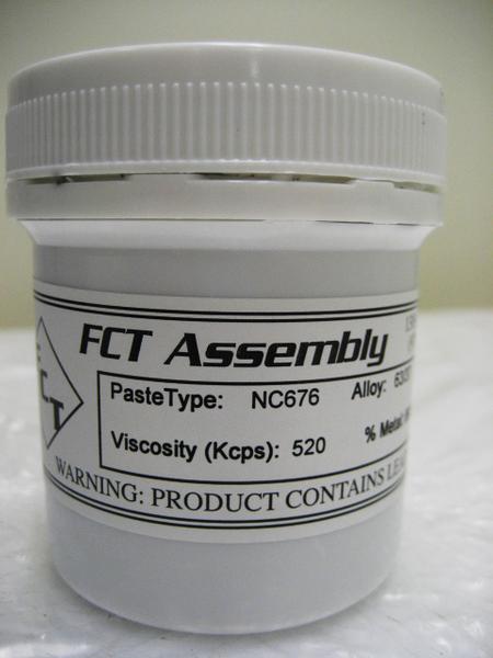 FCT Assembly’s NC676 No-Clean Solder Paste