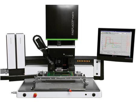 The FINEPLACER® matrix rs is a semi-automatic rework station representing the latest development from Finetech, encompassing the 