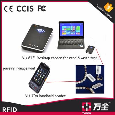 EPC Class 1 Gen 2/ISO18000 6C UHF RFID Desktop reader with emulation keyboard