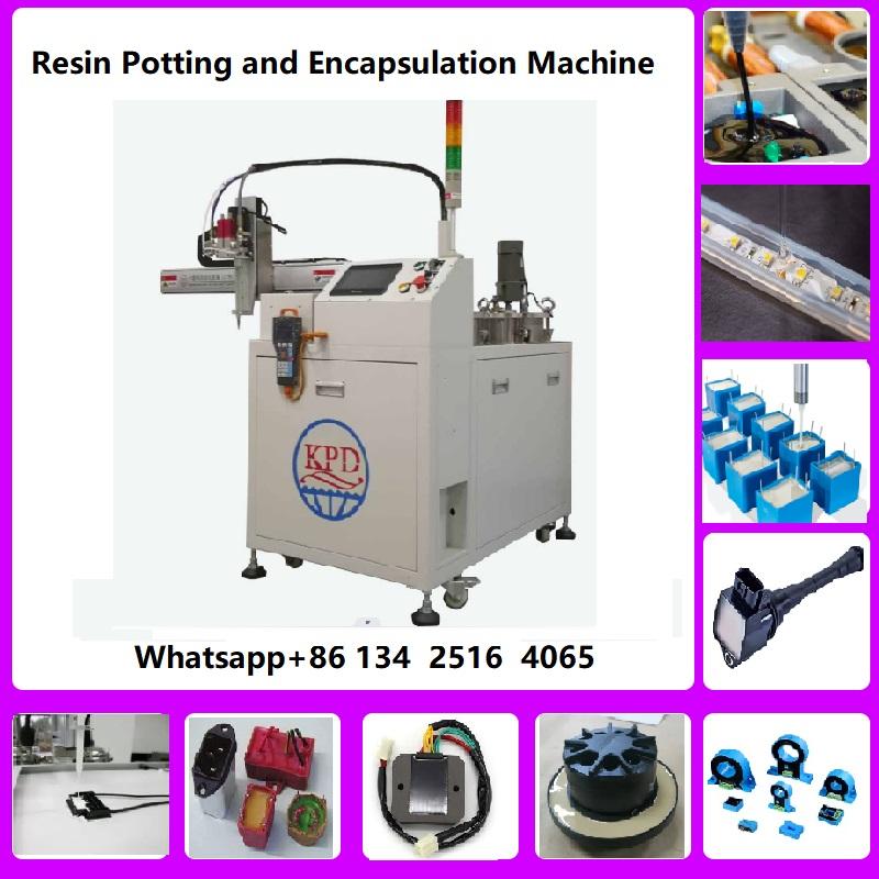 capacitor epoxy filling machine ab epoxy dosing machine resin and hardener mixing and potting machine