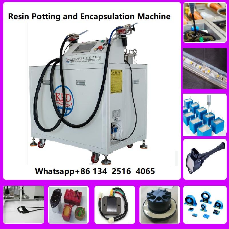 inductor gluing potting dosing machine 2k adhesive encapsulting dropping system