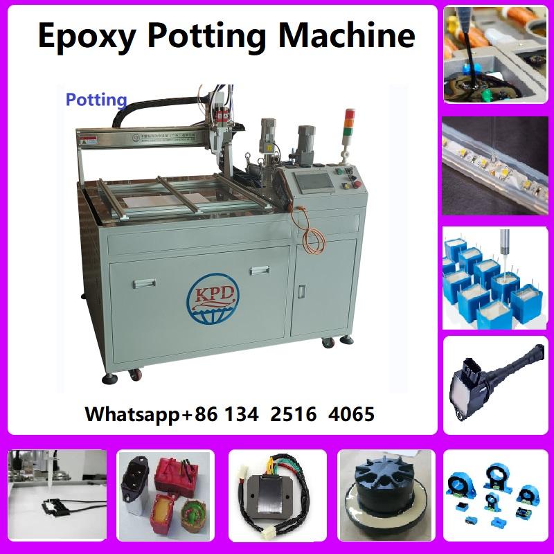 glue dispensing equipment Inductor Capacitor Potting Machine Automatic AB Glue Dispensing equipment, glue potting machine