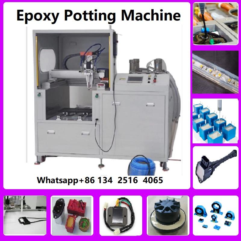 photovoltaic junction box potting machine. Solar panel junction box silicone dispenser silicone potting and encapsulate machine