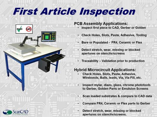 ScanSTENCIL Automatic Screen and Stencil Inspection Workstation