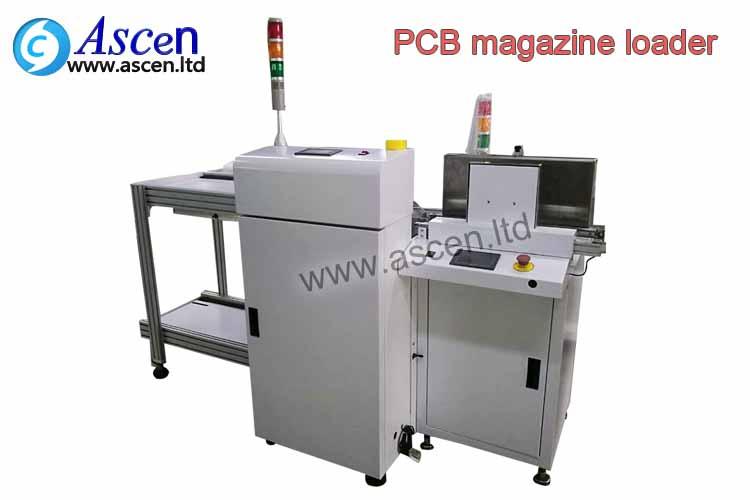 SMT automatic PCB magazine loader for electronic assembling line