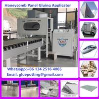 Fully Automatic Glue Spraying Machine for Exterior Honeycomb Panel Fire-Proof Door Fefrigerated Truck Body Panels