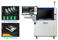 The all new MV-6 OMNI 3D AOI Machine combines MIRTEC’s exclusive 15 Mega Pixel CoaXPress Camera Technology with their proprietary OMNI-VISION® 3D Digital Tri-Frequency Moiré Technology to provide precision inspection of SMT devices on finished PCB assemblies.