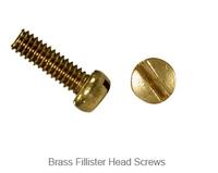 Brass Fillister head screws