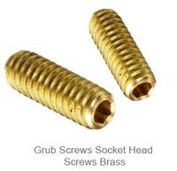 Grub Screws Socket head screws Brass 