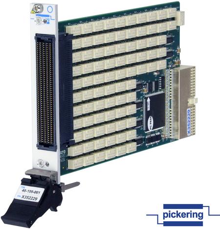 The new High-Density 2 Amp PXI Relay Module is suitable for applications requiring medium power switching with very high density.