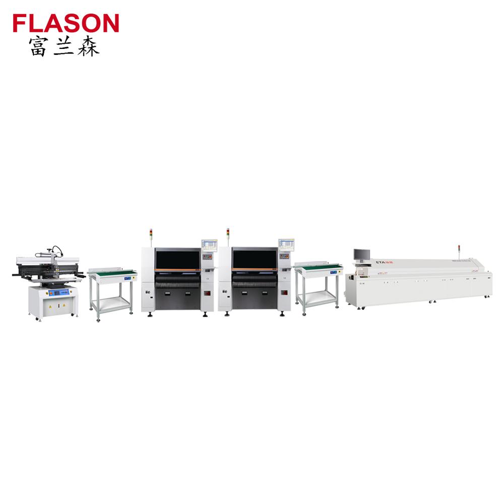 LED Assembly Line/ SMT Assembly Line/ PCBA Line (printer+mounter+reflow oven)