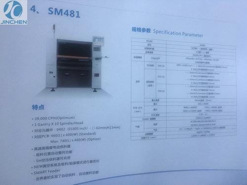 Samsung hanwha SM481 machine