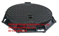 Customized Sand Casting Foundry Manhole Cover With Machining
